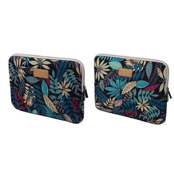 

LISEN 2 Pcs Laptop Sleeve Case Computer Bag, Notebook,For Ipad,Tablet,For Blue Forest - 13 Inch & 14 Inch