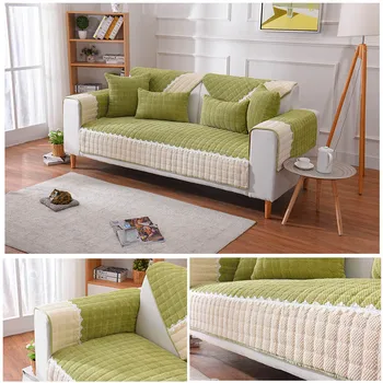 

Nordic Thick Corduroy fabric sofa cover non-slip Anti-dirty Protect Pet Dog cushion couch cover for sofa backrest towel 1PC