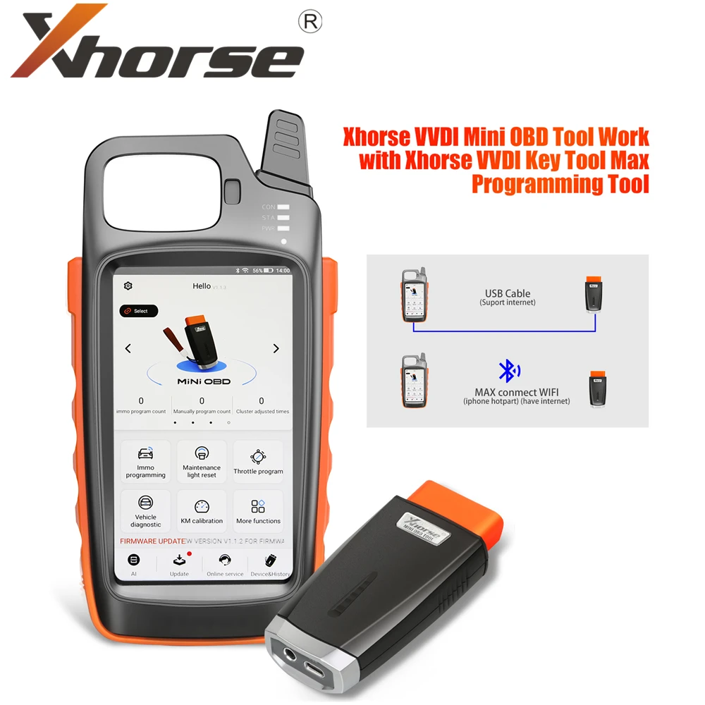 Xhorse Vvdi Key Tool Max With Vvdi Mini Obd Tool Key Programming Tool