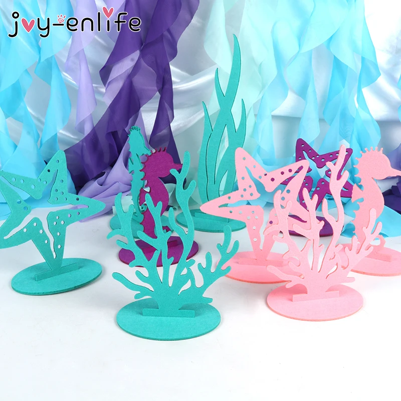 2 шт. вечерние украшения для стола русалки морские водоросли Морская звезда