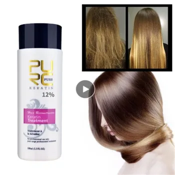 

100ML keratin shampoo Straightening Hair Repair Straighten Damage Products Keratin Treatment Purifying cleansing Shampoo Shiny