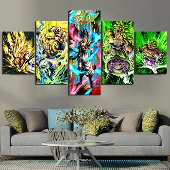 

DIY Square round Diamond Painting Japanese Dragon Ball fighting Cartoon embroidery of pictures with beads and diamonds kid gift,