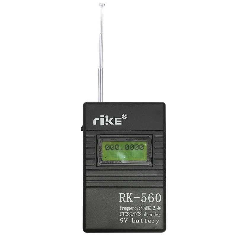 Точный Rk560 50 МГц-2,4 ГГц Портативный ручной счетчик частоты Dcs Ctcss радио тестирование частотомер счетчик