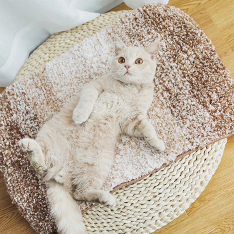

Pet Bed Ultra Soft Crate Pad Floor Plush Sleeping Cushion Great For Dogs And Cats