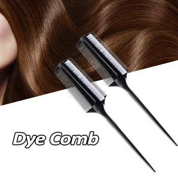 

Hot Useful Double Side Dye Hairdressing Comb with Nylon Hair Drying Brush Tinting Combs Hair Color Brush Hair Styling Tool