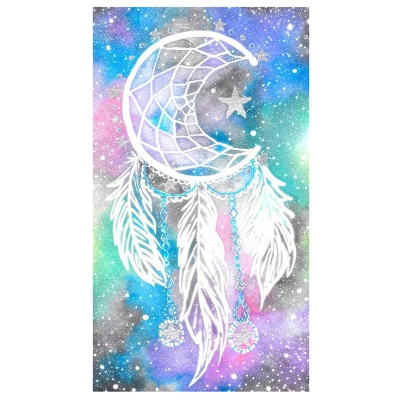White Moon Diamond Painter Decorates The Wall With Painting Picture Home Hotel Office Decoration Gift | Дом и сад