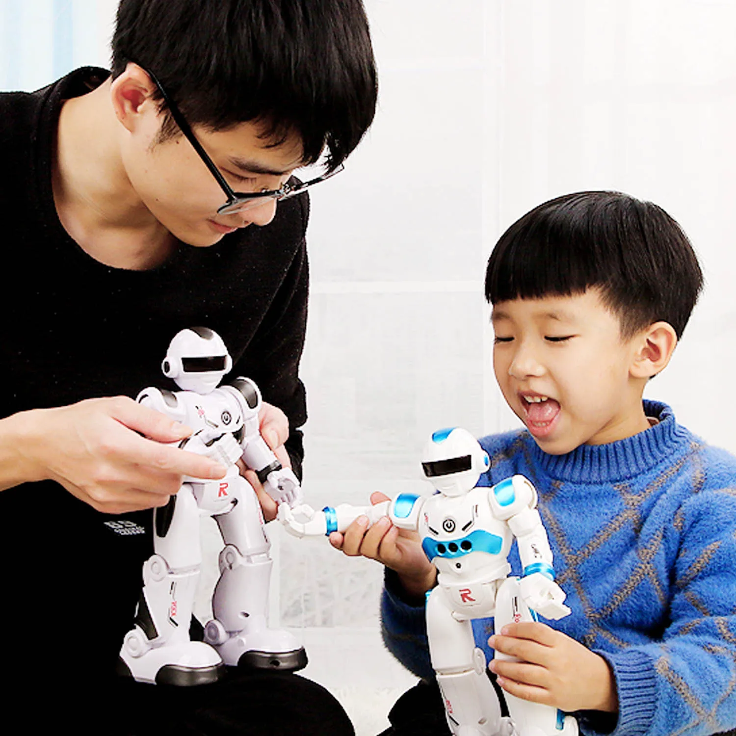 Kid RC музыка пение танцы Сказочник робот умный Интеллектуальный светодиодный пульт дистанционного управления Датчик жестов прогулочный робот интерактивная игрушка