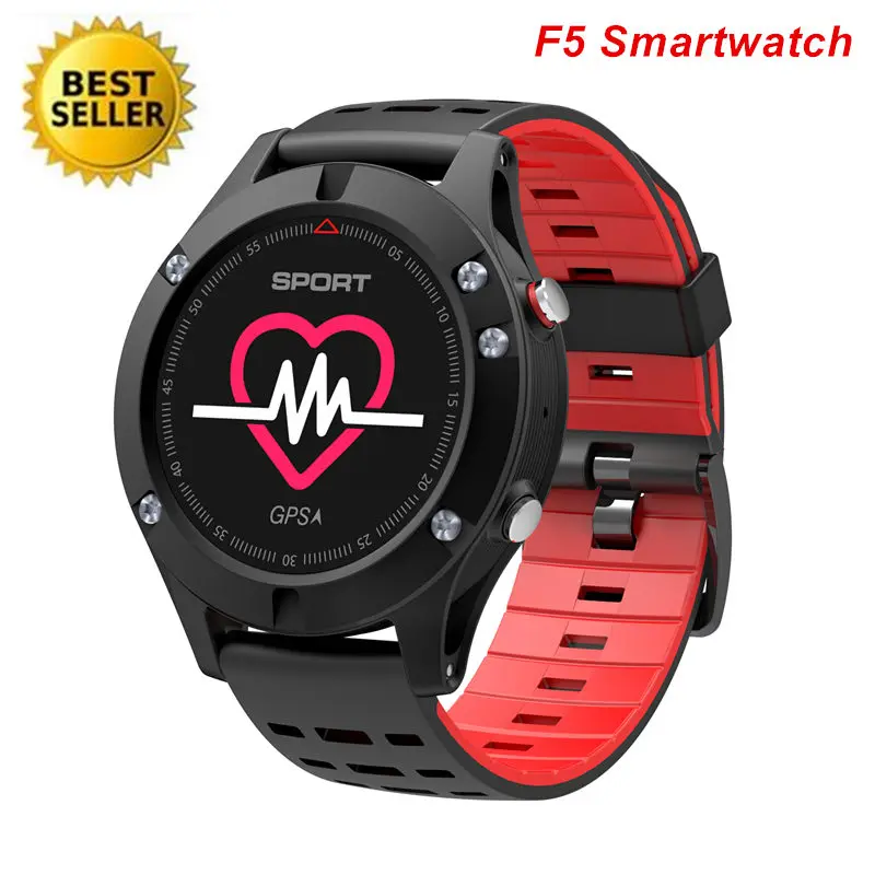 F5 GPS Smart Watch Altimeter Barometer Thermometer Bluetooth Waterproof Smartwatch Wearable Devices For IOS Android Phone Lem9