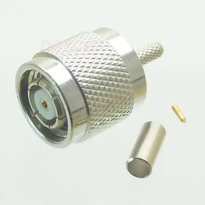 

DHL/EMS 100 pcs connector RP*TNC male jack crimp RG174 RG316 LMR100 straight M -h2