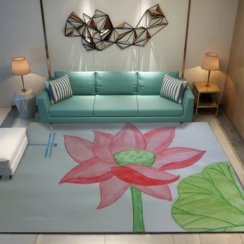 

Simple living room printed carpet custom children non-slip printed bedroom carpet floor mat wholesale 2020