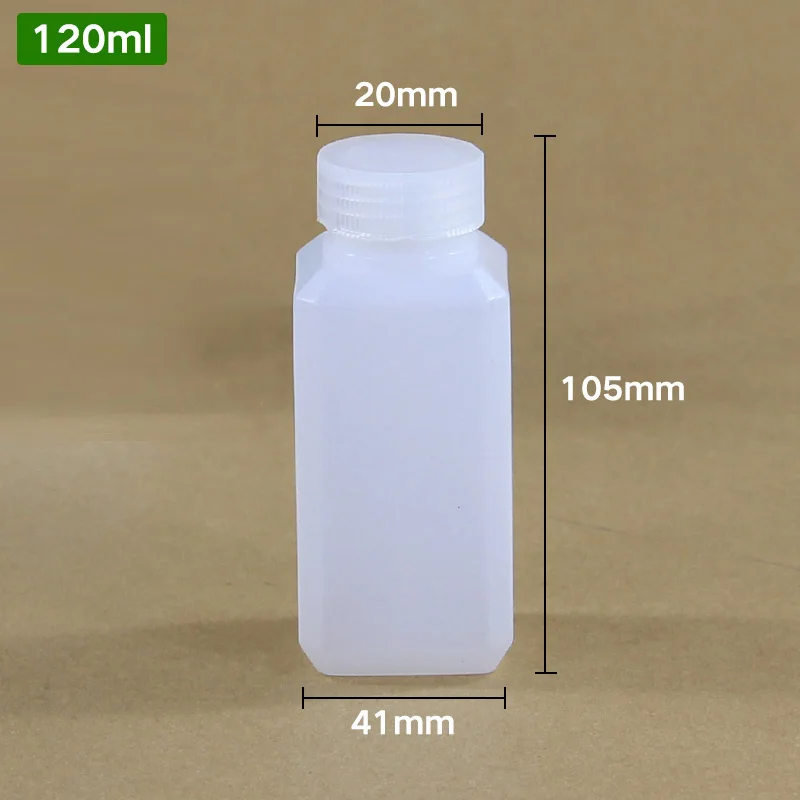 120ML Полупрозрачная пластиковая бутылка(HDPE) с крышкой контейнер для хранения жидкого масла 20 мл, 30 мл, 40 мл, 60 мл, 100 мл, 120 мл, 250 мл, 500 мл Горячая Распродажа - Цвет: 120ML