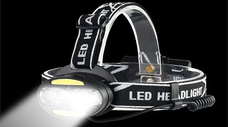 Litwod Z202504 4*T6+2*COB+2*2Red 30000LM Super Bright LED Head Lamp Suitable for all kinds of outdoor activities Headlight