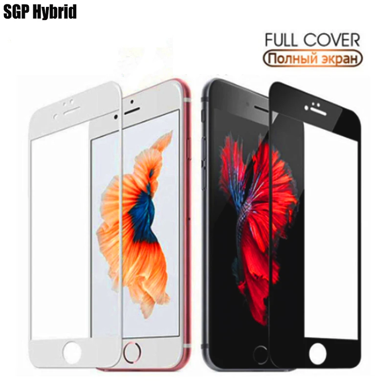 Защитное стекло HD 2.5D для iPhone 6 Plus 7 8 полное покрытие Защитная пленка