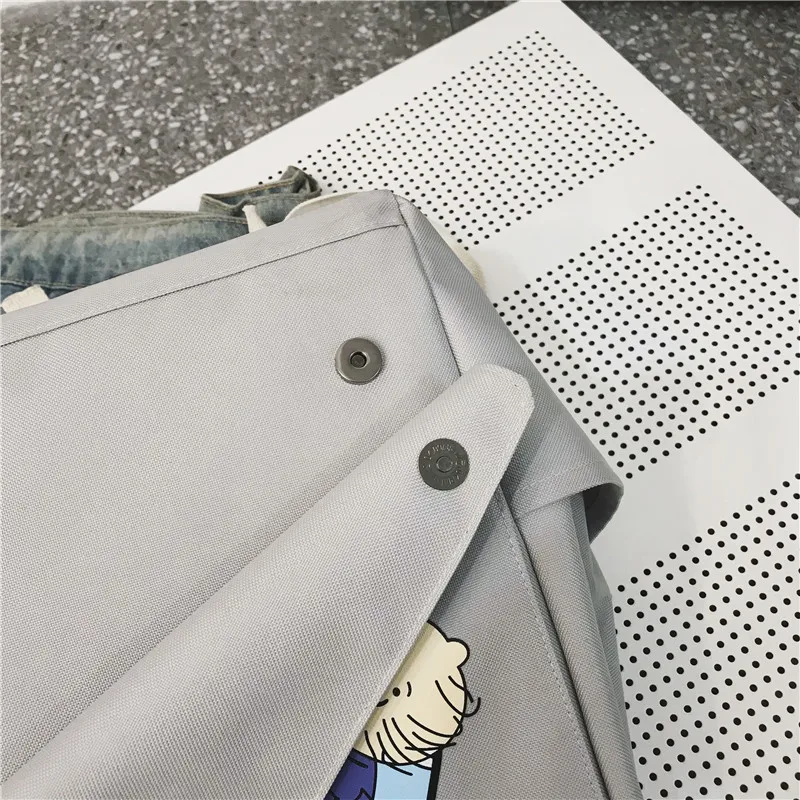 

Cartoon Versatile School Bag Women's High School Students INS Korean-style Snoopy Japanese-style Backpack MORI Series GIRL'S Bac