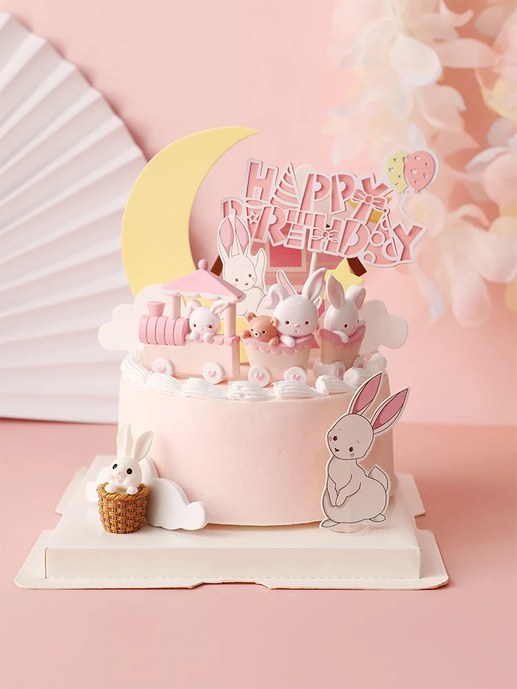 ウサギのケーキのトッパー 人参 子供の誕生日パーティーの装飾 ケーキの装飾 カップケーキの装飾 結婚式のベーキング用品 コースター ケーキデコレーション用品 Aliexpress