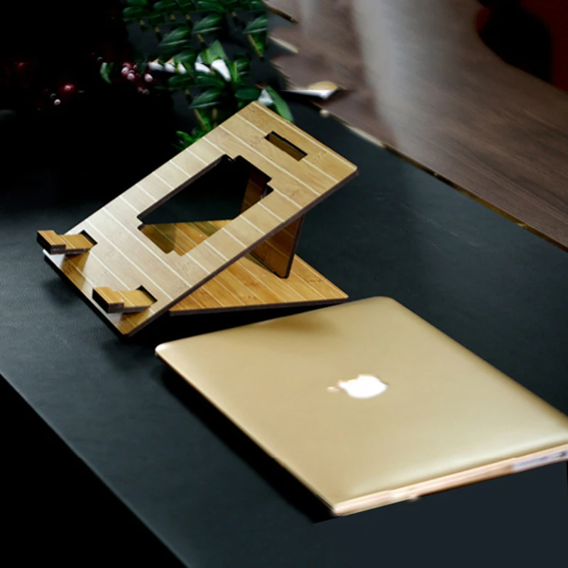 Vmonv Эргономичная подставка для ноутбука Macbook Pro Складная охлаждающая подставка для ноутбука Регулируемая Портативная подставка для ноутбука