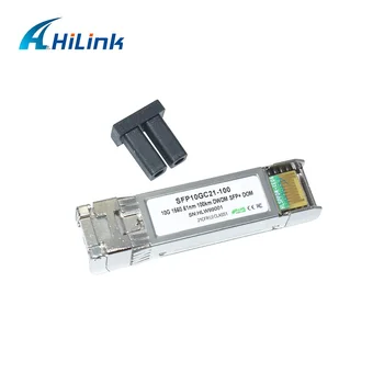 

10G DWDM SFP+ C21 1560.61nm 100km 26db sfp transceiver module 100GHZ DOM