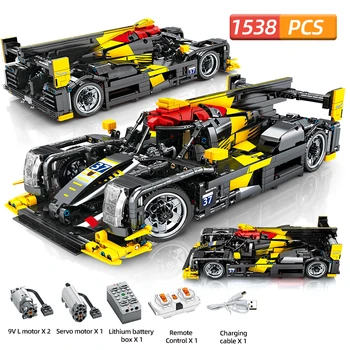

1:14 City MOC RC/non-RC Building Blocks Technic Remote Control Formula Racing Car Sports Vehicle Bricks Model Toys for Children