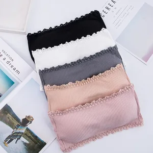 2019 new fashion Women Bralette Seamless One-piece Tube Tops Women Strapless Padded Bra Bandeau Tube Top Women Intimates