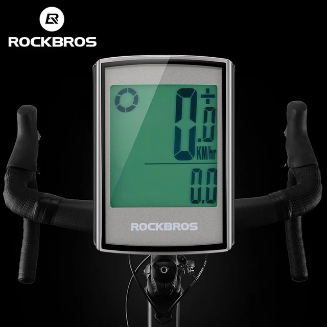 ROCKBROS Wasserdichte Fahrrad Computer LCD Hintergrundbeleuchtung