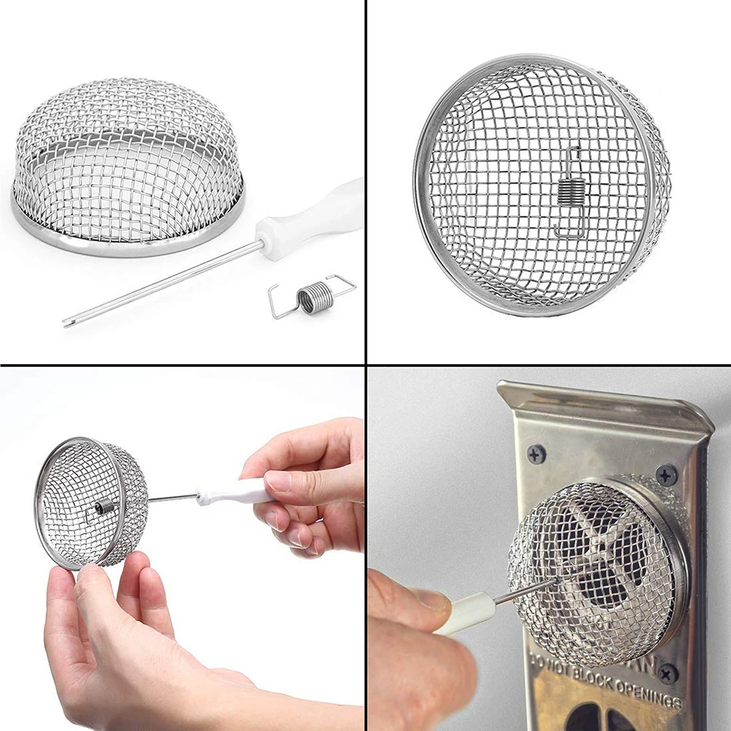 Marine RV Insect Screen Net Stainless Steel Ventilation Vent Mesh Cover