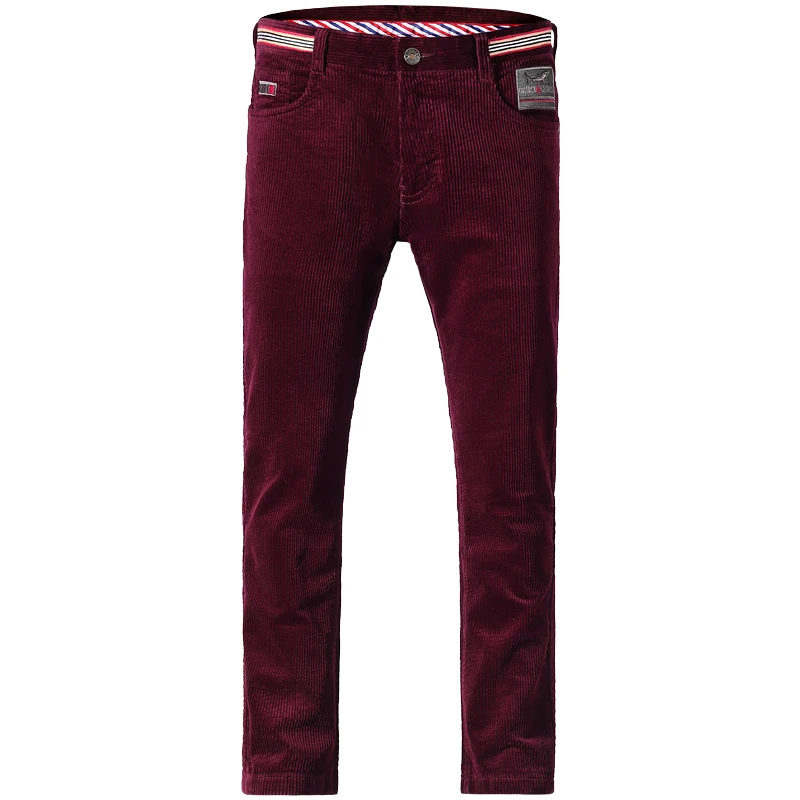 New Winter Men's Velvet Pants Bruce&Shark Straight Luxury Men's Corduroy Trousers Heavy Cotton Comfortable Stretch Pants Size 40 4