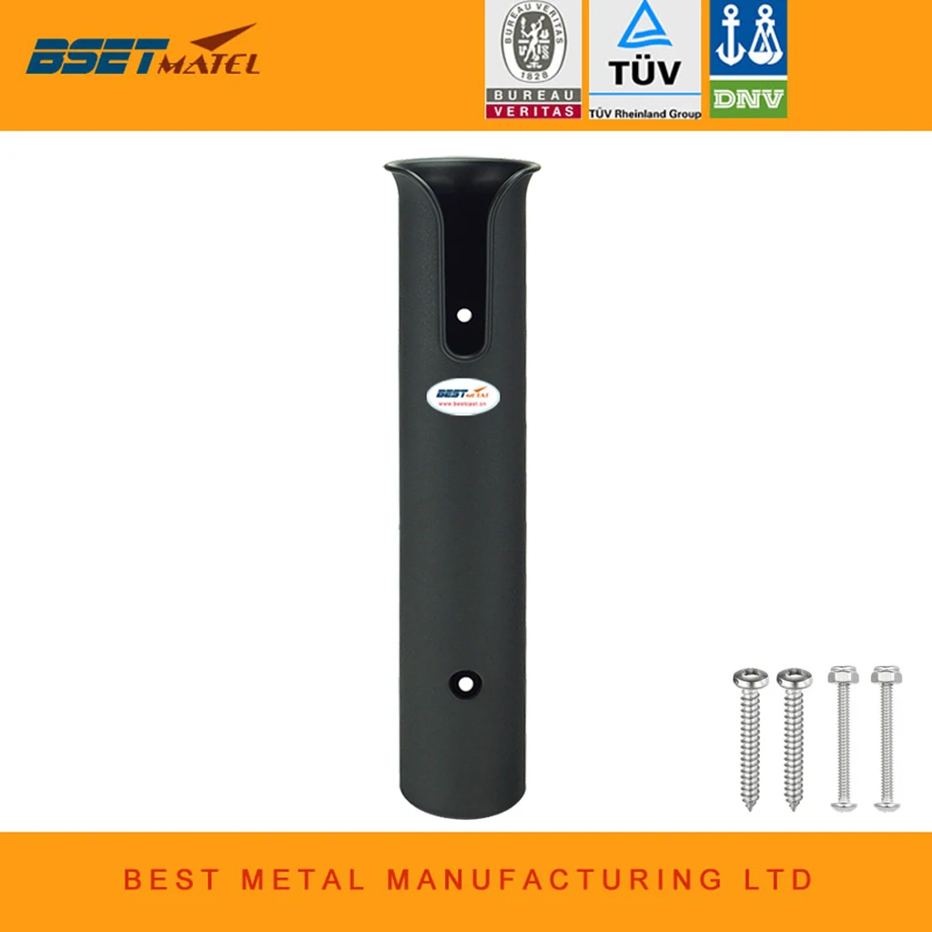 ABS Plastic Fishing Rod Pole Holder Portable Lightweight Fishing Rod Spinning Accessories Durable Tube Mount Bracket Socket Rack