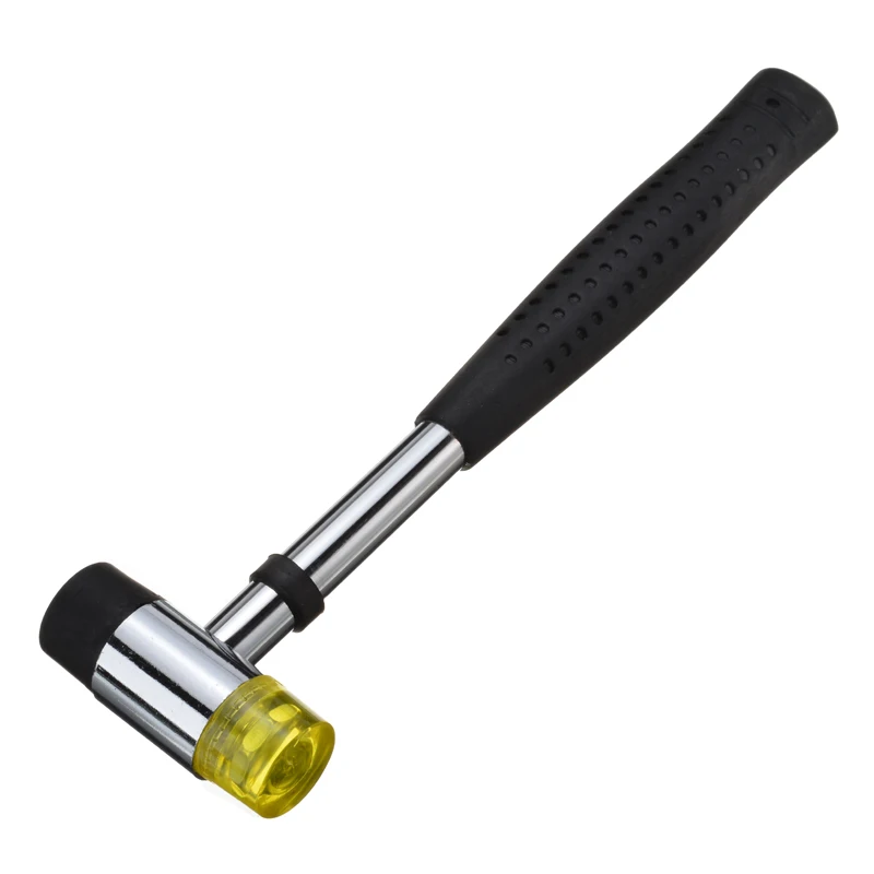 25mm Rubber Hammer Double Faced Hammer Tap Grip DIY Hand Crafts Tool