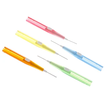 

20pcs/box Interdental Brush Oral Hygiene Clean Between Teeth oral care Floss Brushes Dental Soft Plastic Orthodontic 5 colors