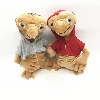 

28cm ET Alien Plush Doll Toy ET Doll With Cloth High Quality Kids Christmas Gifts M2350