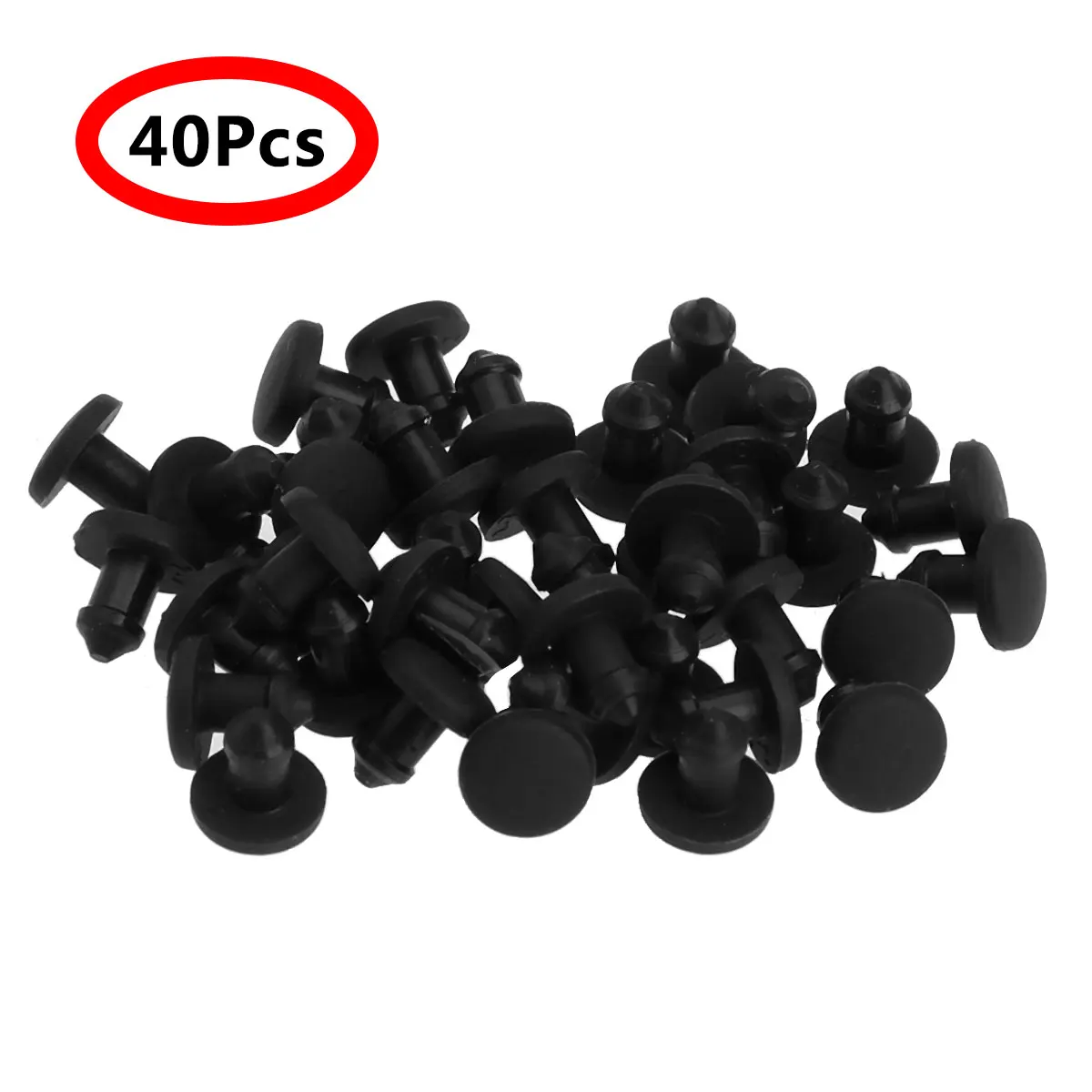 40Pcs Rubber Plug Stopper High Temperature Resistant Round Insert Solid Caps USA 