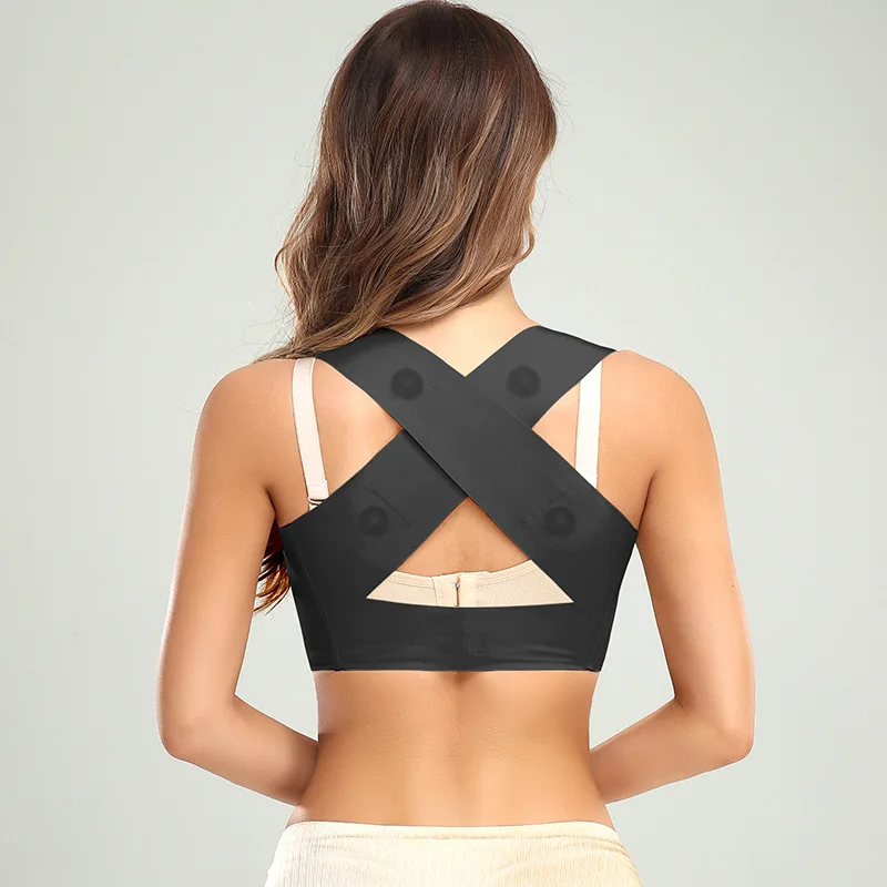 Posture Corrector Back Support Belt Shoulder Brace Chest Lift Body Shaper X-shaped Hunchback Correction Straight Health Care