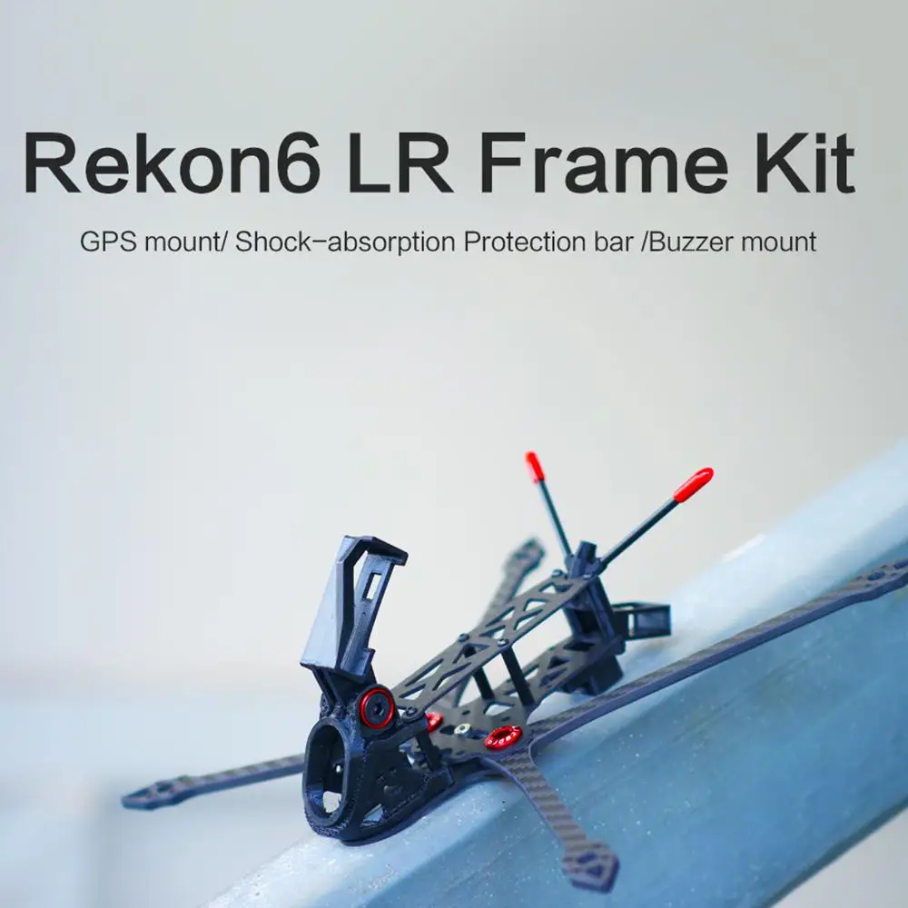 HGLRC REKONFPV Rekon 6 Carbon Fiber 67g 244mm Wheelbase 6 inch Ultra Light Long Range FPV Racing Drone Frame Kit 6