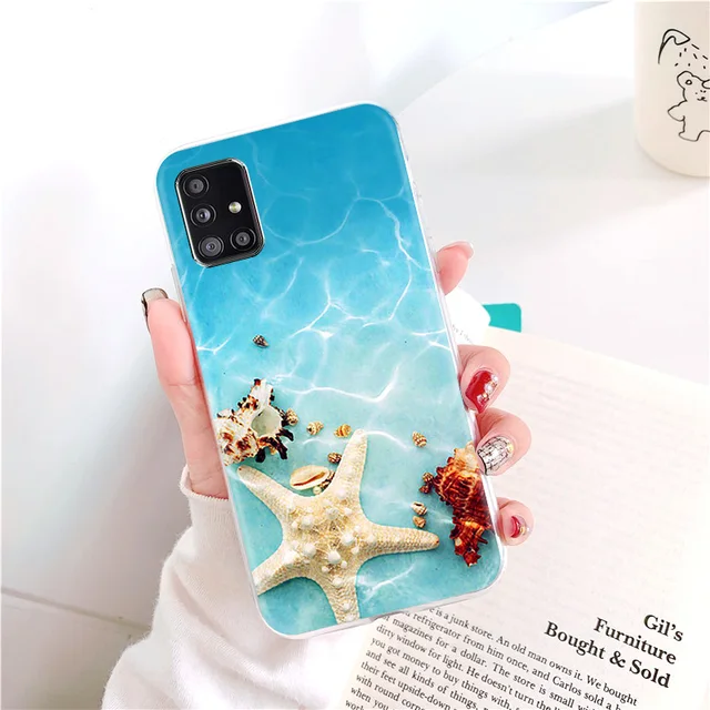 For Samsung A32 Case For Samsung Galaxy A12 A21S A52 A72 A51 A71 Flamingo Soft TPU Silicone 4G 5G A325F A326B Back Cover Fundas J114