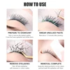 NATUHANA Eyelash Glue Remover Quick Unloading Adhesive Professional Cream Remover for Eyeslashes de pestaña Makeup Tools 5