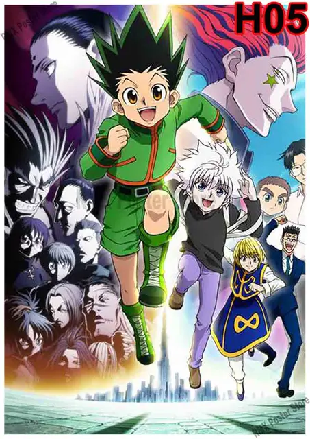 Hunter X Hunter Anime - 80s Retro S - Canvas Wall Art