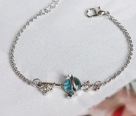 silver key Timlee B017 Новинка оригинальность Звездная планета Вселенная стразы браслеты из сплава Модные аксессуары - Окраска металла: silver key