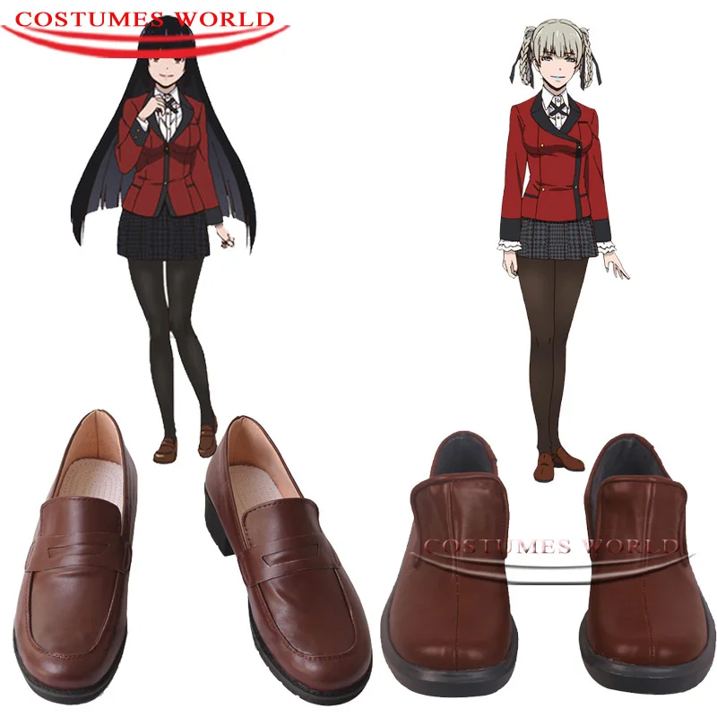 2020 аниме Kakegurui Jabami Yumeko обувь для косплея ботинки Momobami Kirari аксессуары костюма на