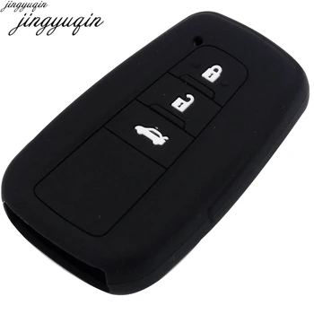 

Silicone 3 Button Cover Protect Remote Key fob Case for Toyota Camry 2017 2018 CHR Prius Corolla RAV4