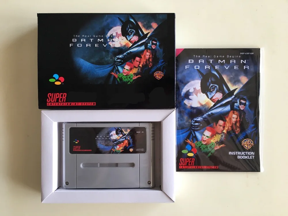 16Bit игры* Бэтмен навсегда(PAL Европейская версия! Коробка+ руководство+ картридж
