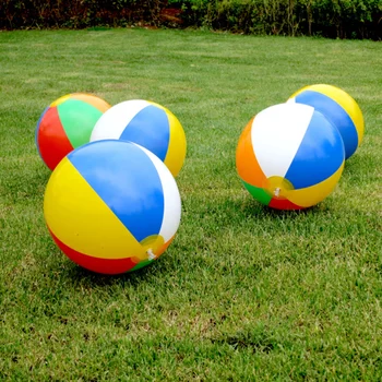 

2PC Inflatable Ball Toy Children Playing Water Ball Summer Beach Funny Outdoor Sport Toy For Kid Child Baby (Colorful)