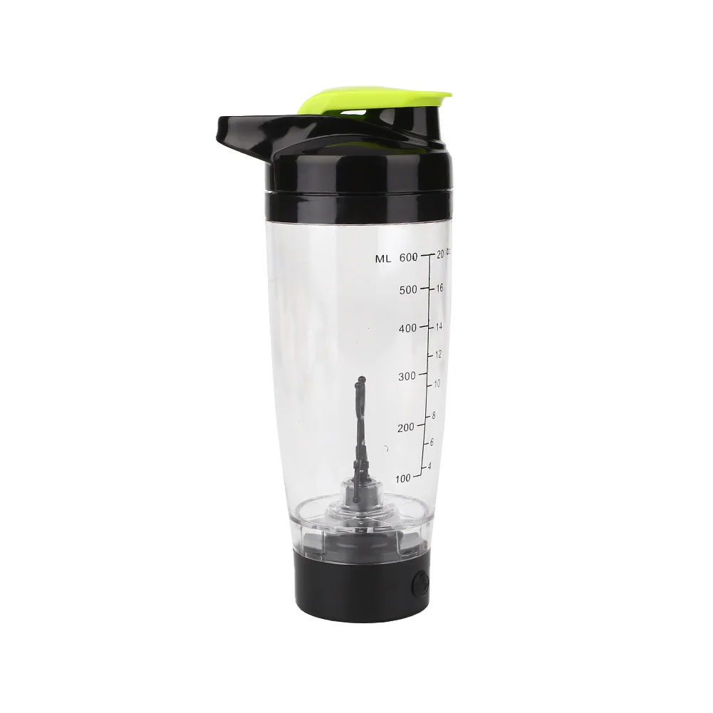black and green Миксеры молочный шейкер 600 мл электрическая соковыжималка для кофе - Цвет: black and green