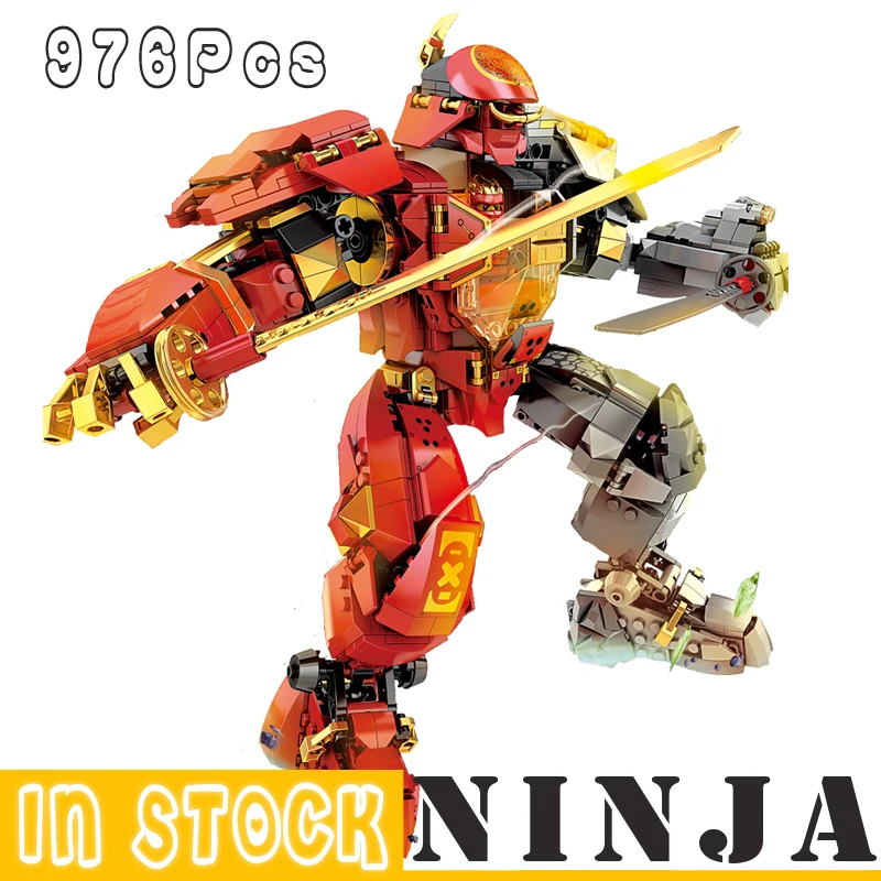 

Ninja Mecha Building Blocks Bricks DIY Sets Kits Model Toys Gifts Building Blocks Kids Children Compatible Ninjagoe