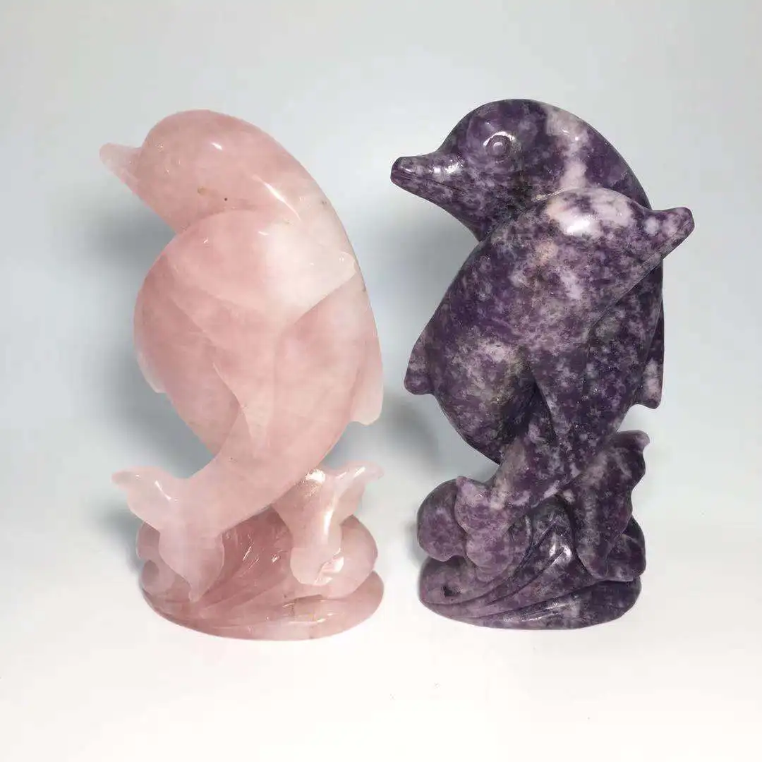 

Хрустальные резьбы, натуральный кристалл, резные животные, дельфины для лечения, подарок YHM