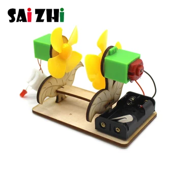 

Saizhi Wind Power Generation Model Kit Educational Toys for Children Exploring Science Experiment Handmade DIY Assembly Toy