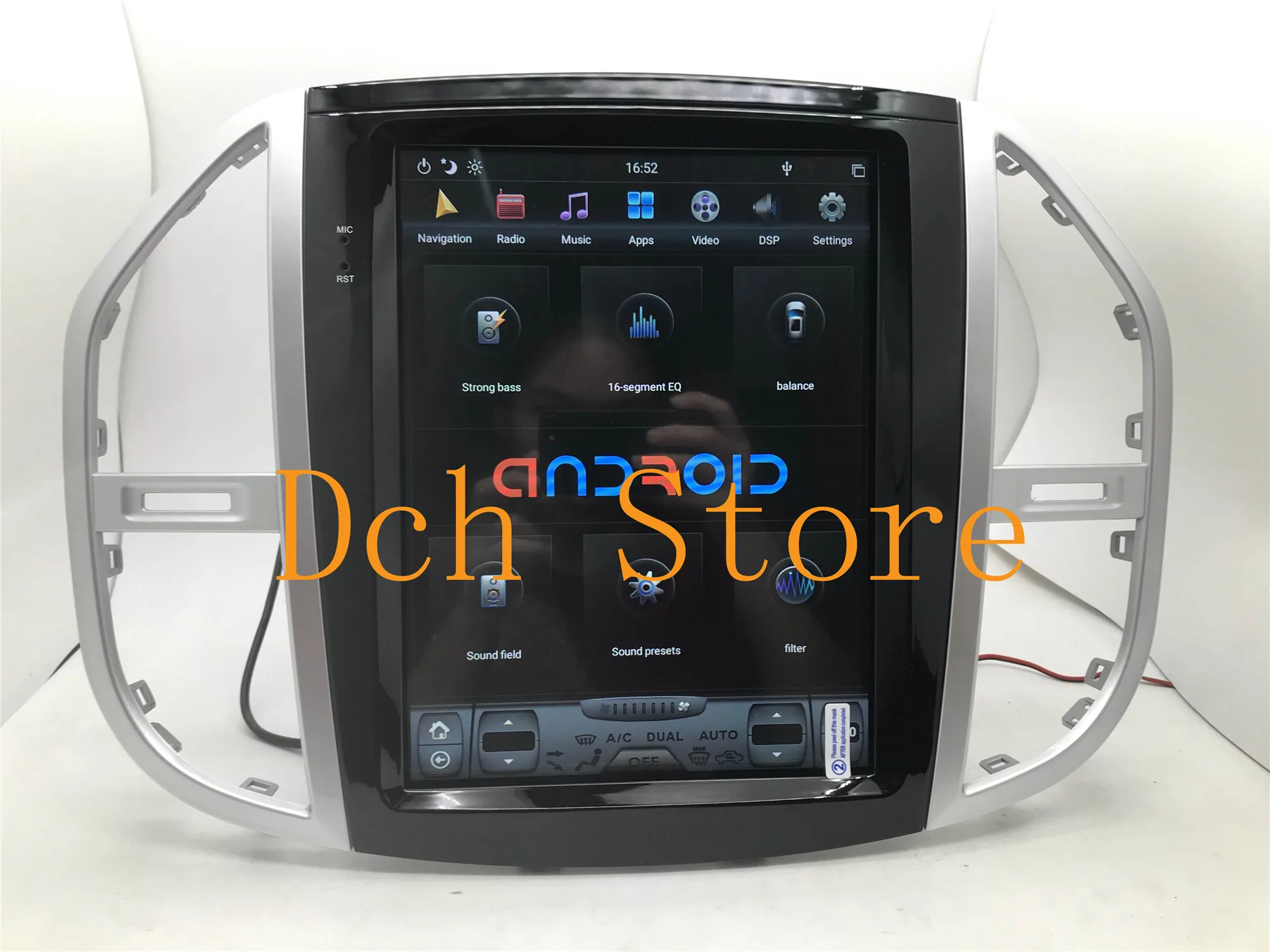 12 1 дюймовый вертикальный экран Tesla Style Android 9 0 автомобильный DVD GPS навигация плеер