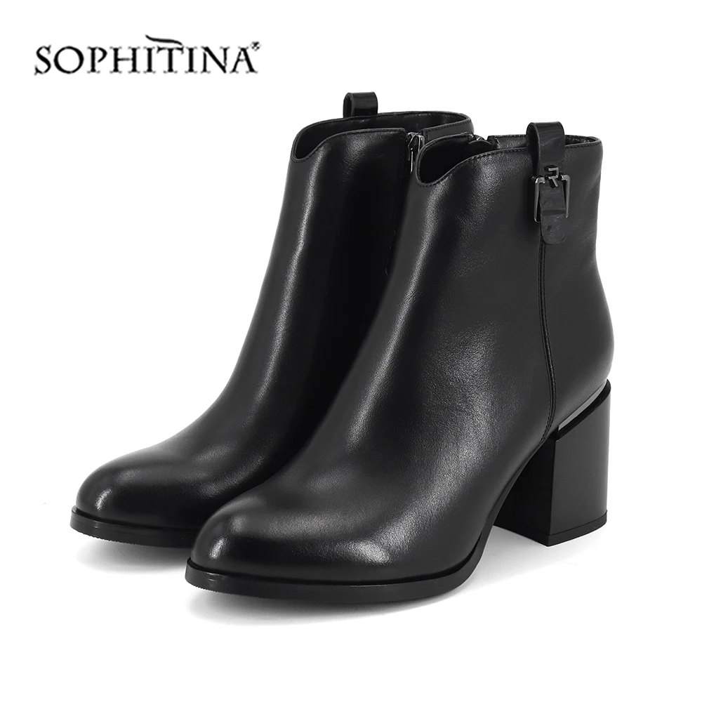 SOPHITINA/Ботильоны женские на весну и осень. Теплая обувь из ...
