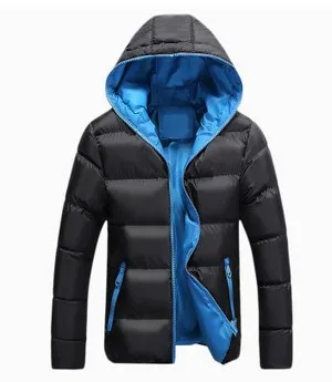 Куртки мужские зимняя повседневная верхняя одежда ветровка Jaqueta Masculino Slim Fit с капюшоном модные пальто Homme Большие размеры