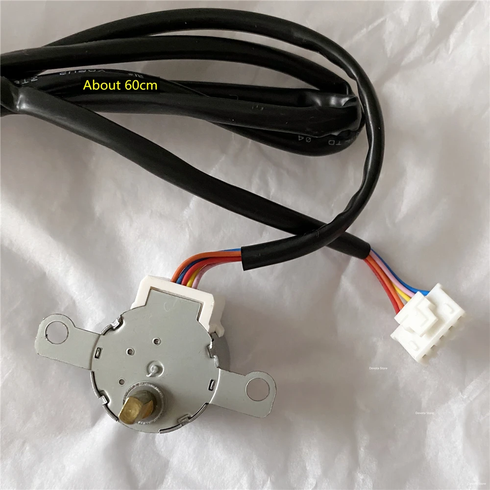 Electric Stepping Gear Motor 24BYJ48 12V DC Stepper Motor DIY Crystal Air conditioning swing flap repair parts Stepper Motor