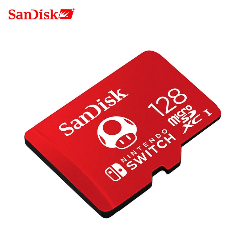 Original SanDisk New style micro sd card 256GB micro SDXC UHS-I memory card 128GB  for Nintendo Switch TF card 64GB with adapter best sd card reader